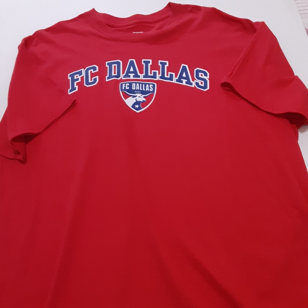 MLS Red FC DALLAS Cotton T